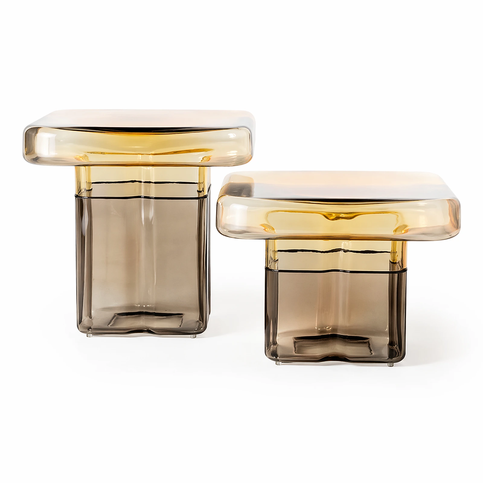 Modern Glass Coffee Table Set
